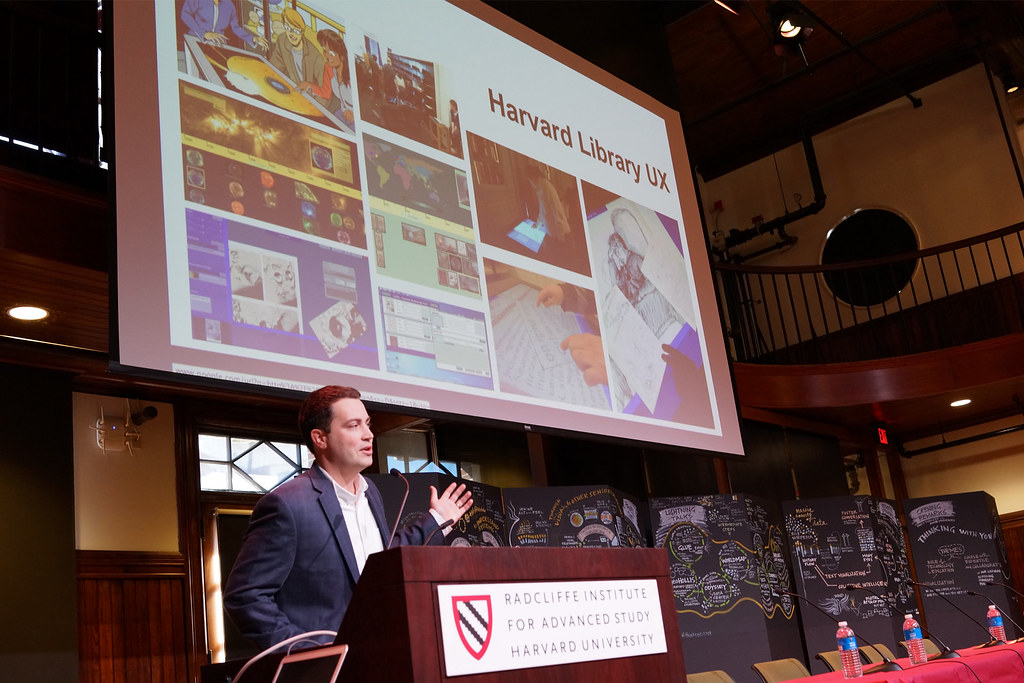 Christopher Erdmann speaking about data services for astronomy researchers.